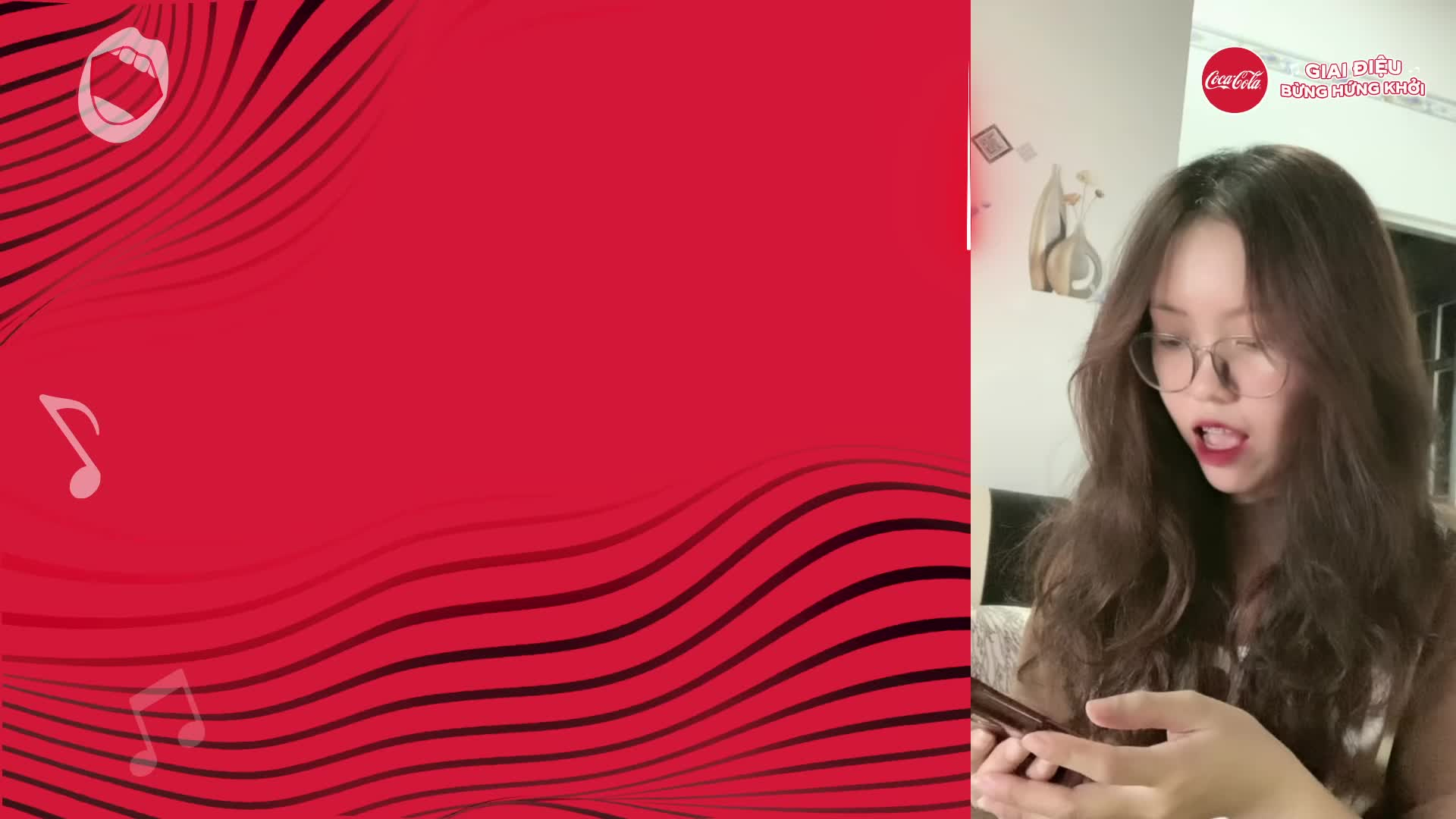 A still from the actual Coca-Cola Break Uplift campaign film