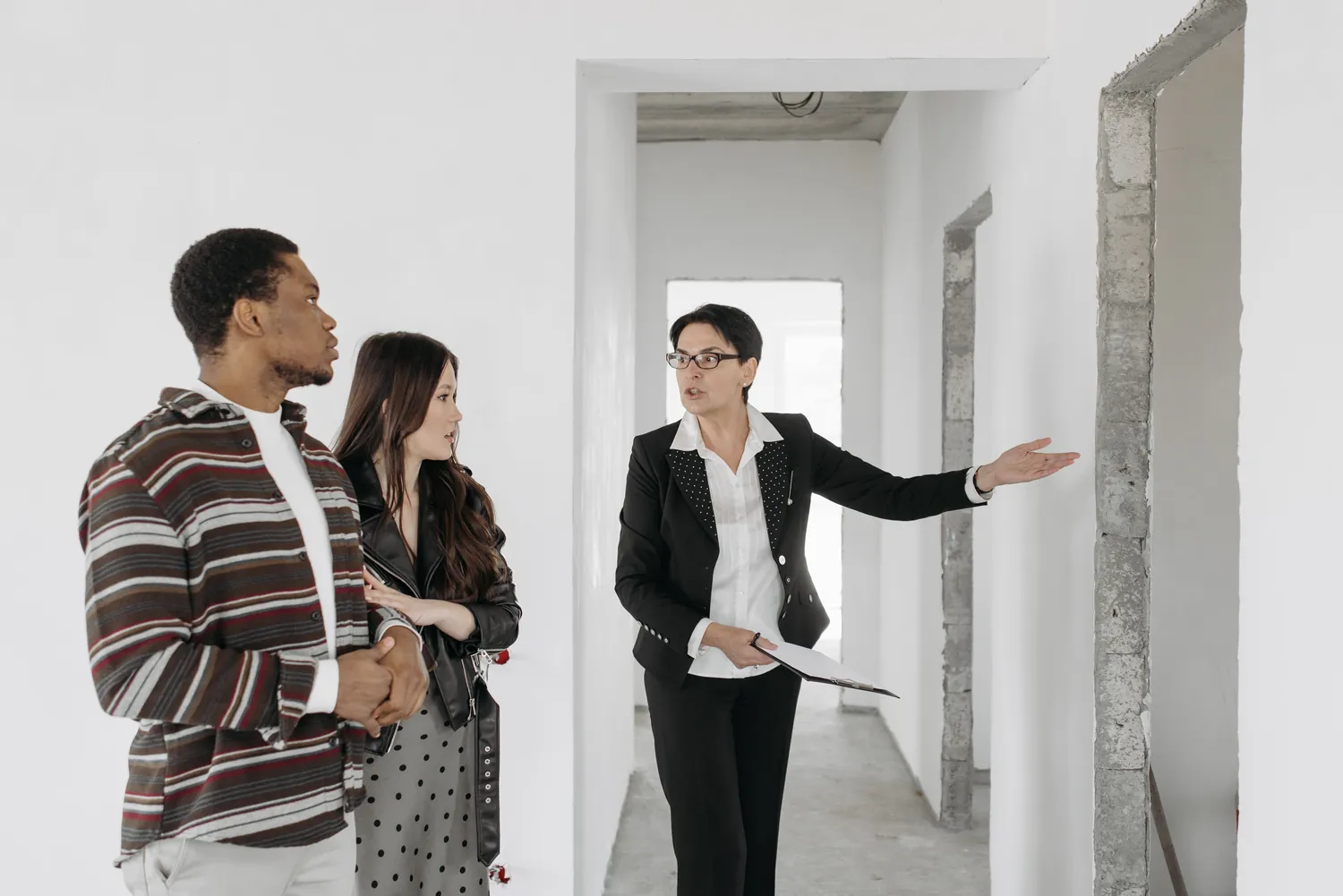 Property professionals reviewing a customer and property journey